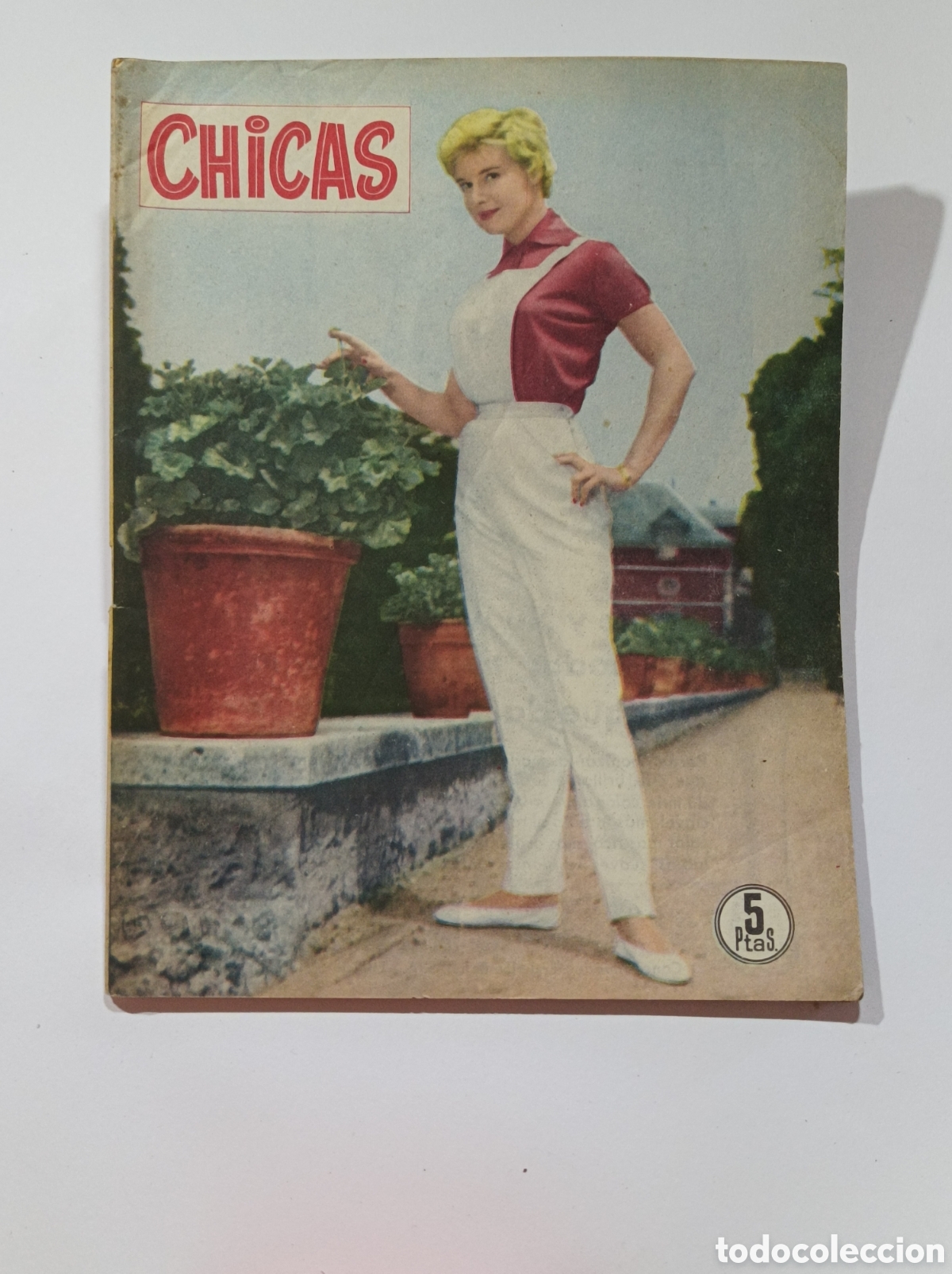 Coleccionismo de revistas y peri&oacute;dicos: REVISTA CHICAS 469. LICOR 43 PUBLICIDAD REVERSO. 1959. MUY BUEN ESTADO. TIRADA MUY REDUCIDA.