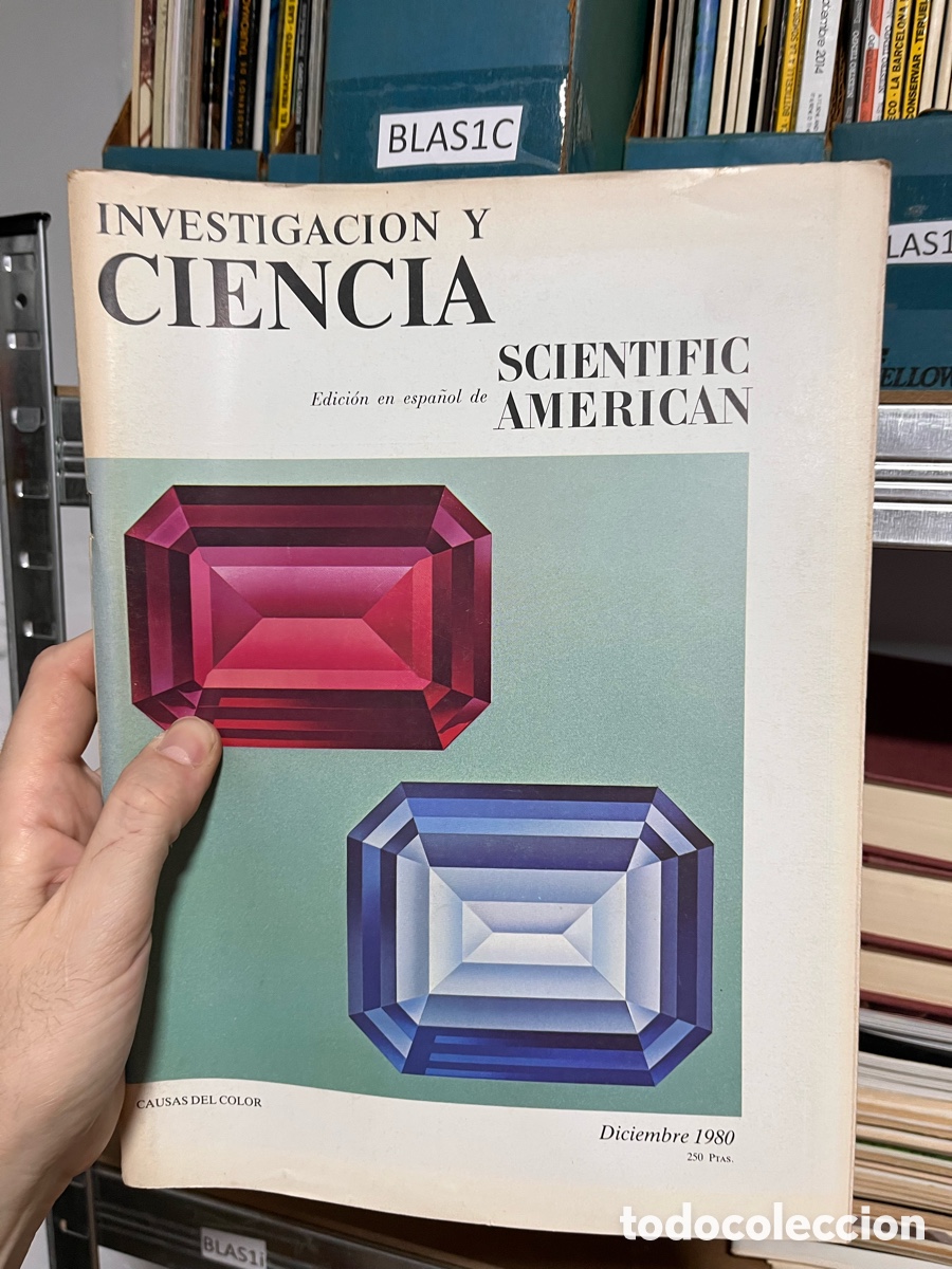 Coleccionismo de Revistas y Peri&oacute;dicos: BLAS1C INVESTIGACION Y CIENCIA, diciembre 1980 ca&iacute;das del color