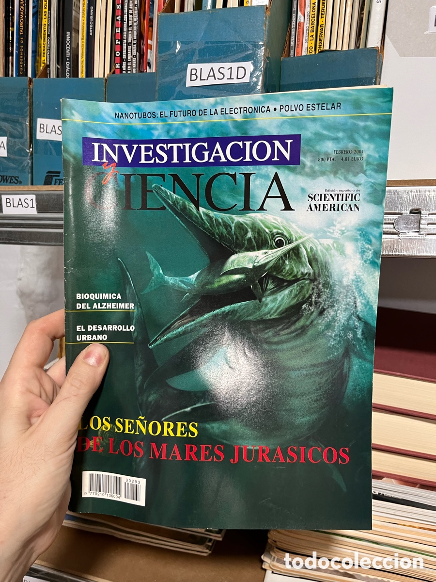 Coleccionismo de Revistas y Peri&oacute;dicos: BLAS1D INVESTIGACION Y CIENCIA, febrero 2001 LOS SE&Ntilde;ORES DE LOS MARES JURASICOS