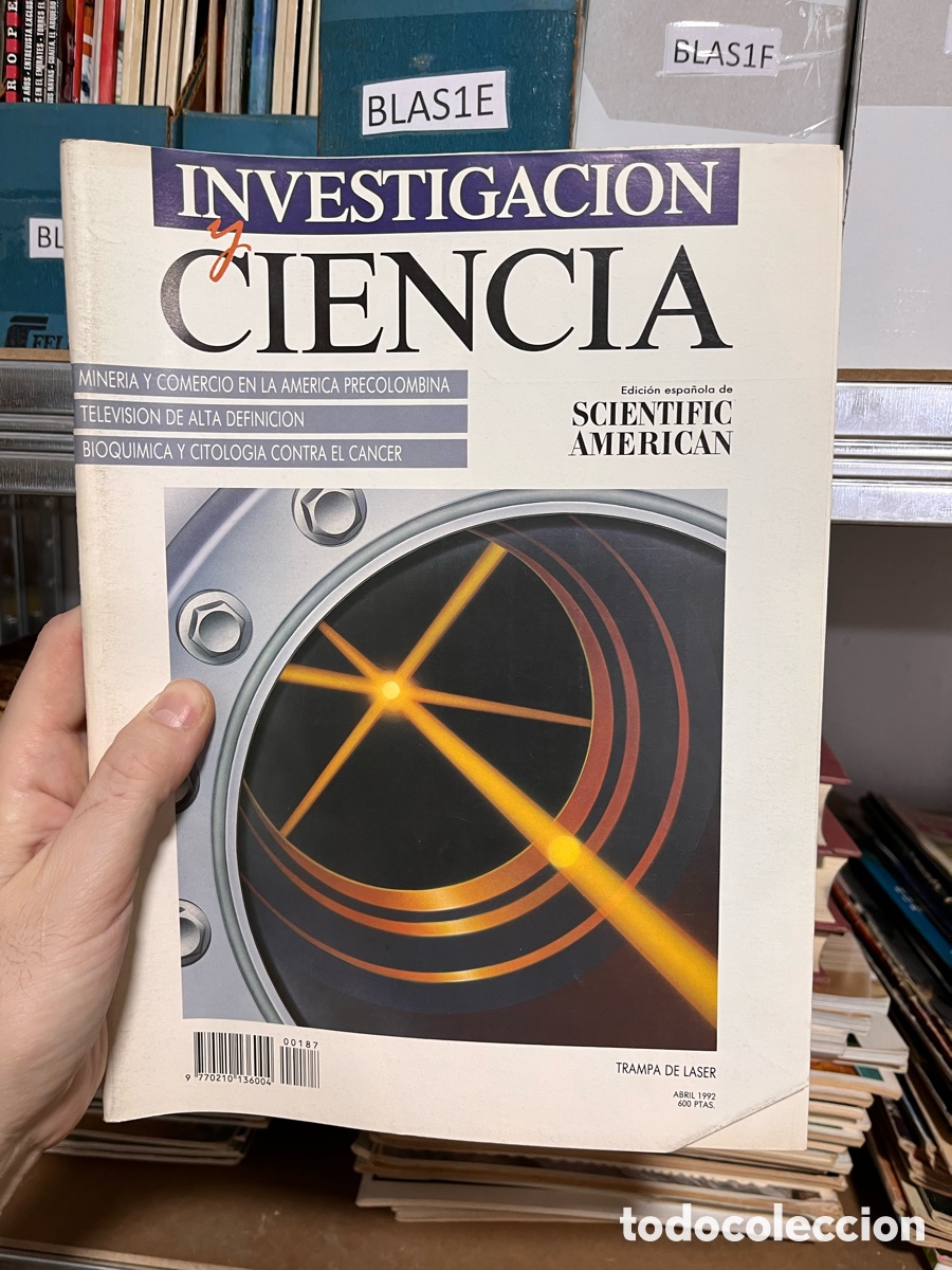 Coleccionismo de Revistas y Peri&oacute;dicos: BLAS1D INVESTIGACION Y CIENCIA, abril 1992 MINERIA Y COMERCIO EN LA AMERICA PRECOLOMBINA