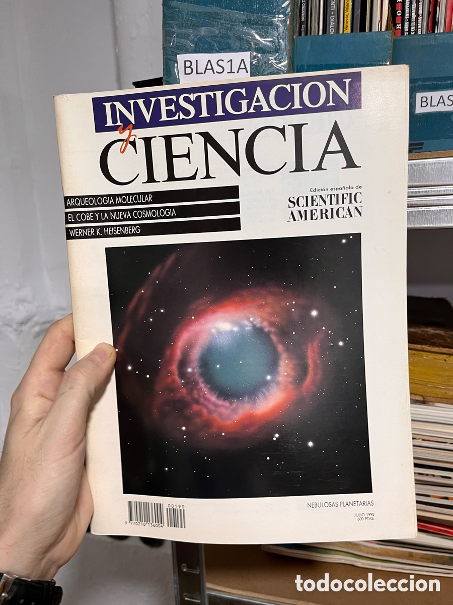 Coleccionismo de Revistas y Peri&oacute;dicos: Blas1A revista investigaci&oacute;n y ciencia - NEBULOSAS PLANETARIAS JULIO 1992 600 PTAS