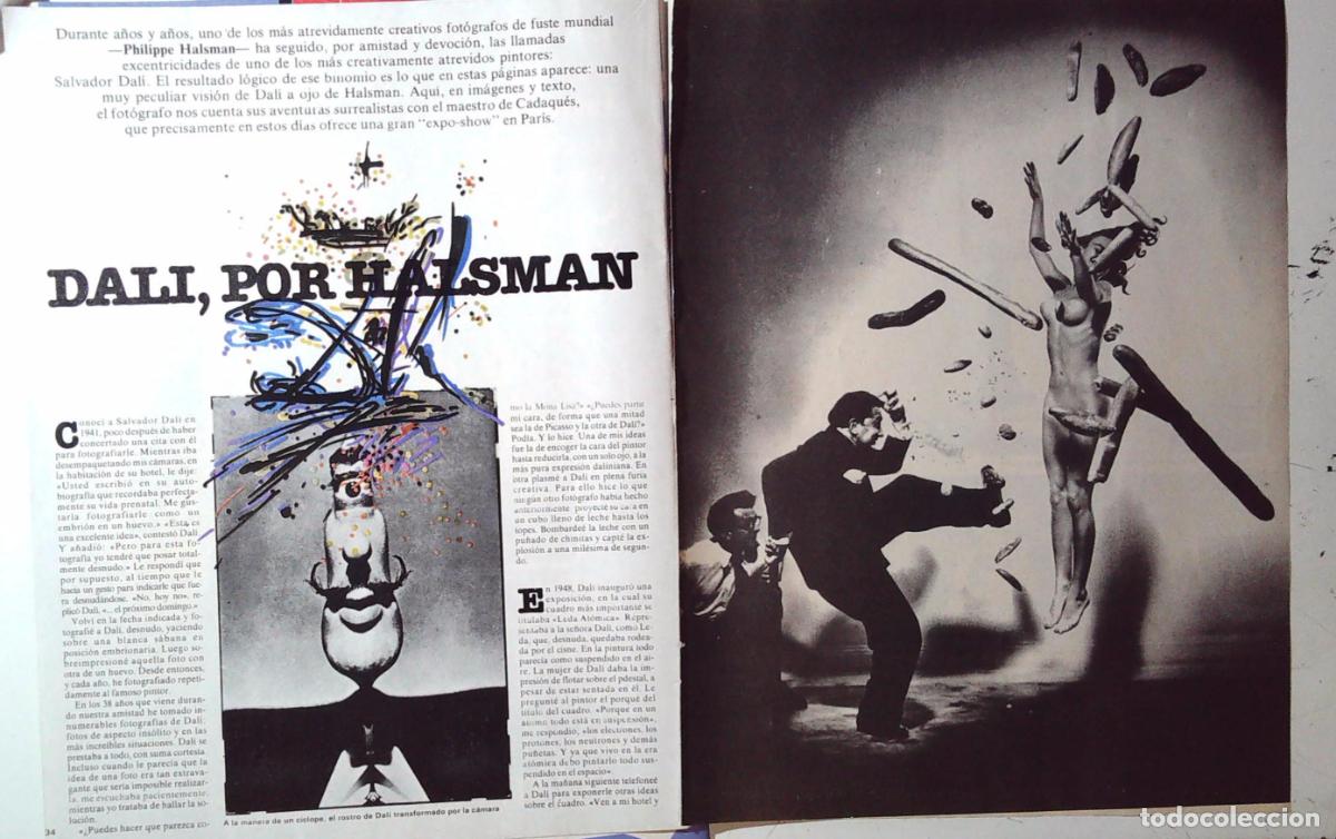 Coleccionismo de revistas y peri&oacute;dicos: salvador dali por halsman