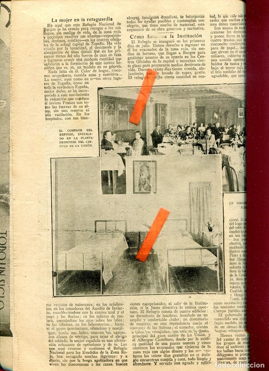 Coleccionismo de Revistas y Peri&oacute;dicos: ABC A&Ntilde;O 1937 GUERRA CIVIL ESPA&Ntilde;OLA REFUGIADOS REFUGIO NACIONAL EN BURGOS VIGO LUIS CAMOENS