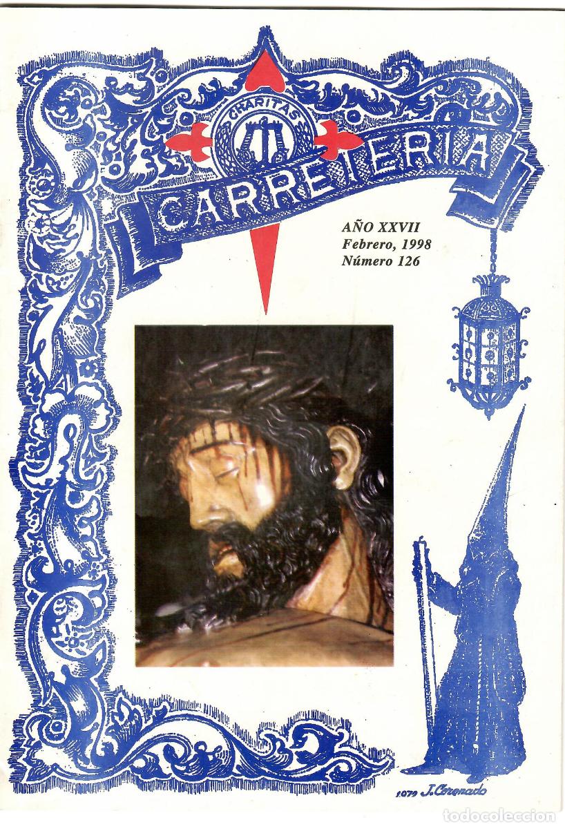 Coleccionismo de Revistas y Peri&oacute;dicos: SEMANA SANTA SEVILLA, BOLET&Iacute;N HERMANDAD LA CARRETER&Iacute;A N&ordm; 126, FEBRERO 1998