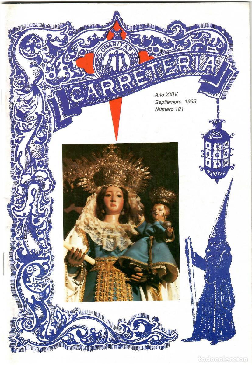 Coleccionismo de Revistas y Peri&oacute;dicos: SEMANA SANTA SEVILLA, BOLET&Iacute;N HERMANDAD LA CARRETER&Iacute;A N&ordm; 121, SEPTIEMBRE 1995