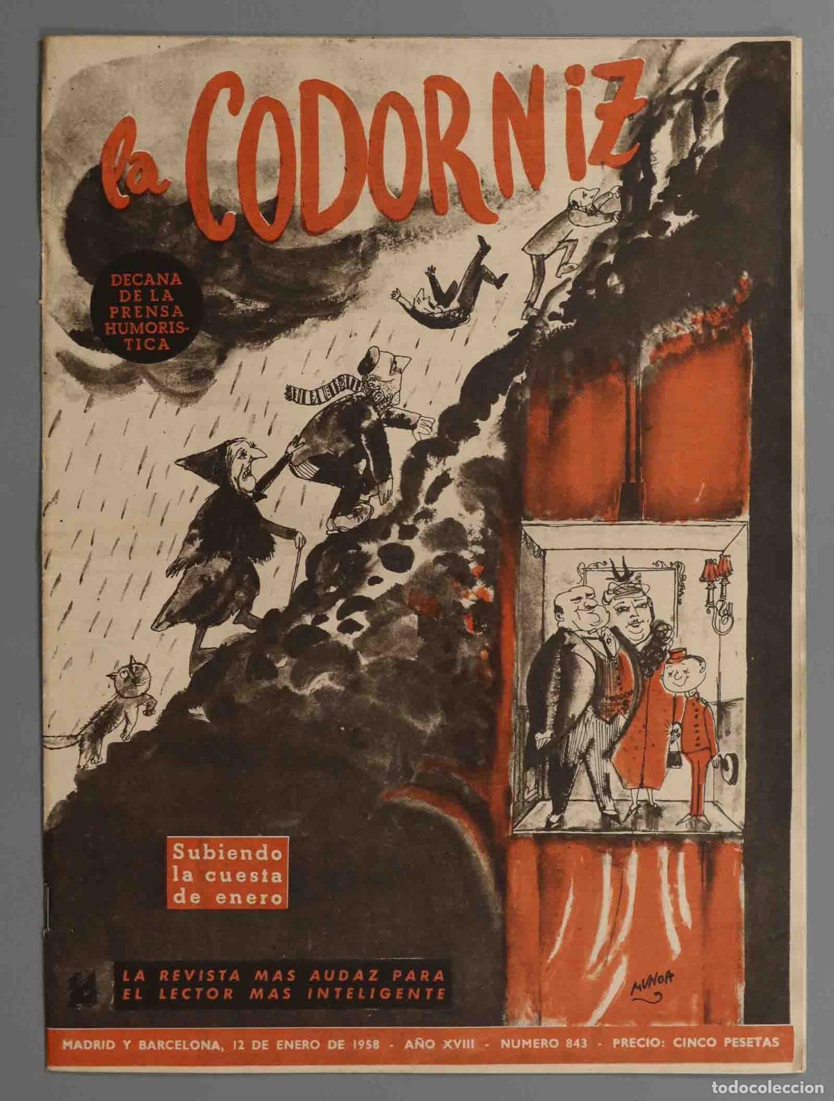 Coleccionismo de Revistas y Peri&oacute;dicos: LA CODORNIZ. 1958. 843.