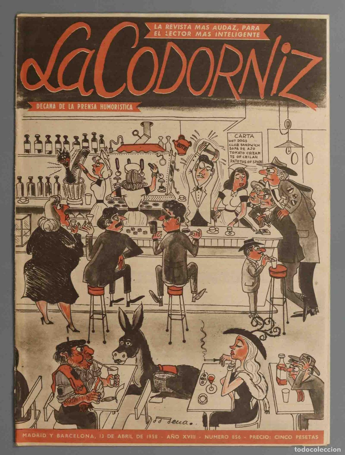 Coleccionismo de Revistas y Peri&oacute;dicos: LA CODORNIZ. 1958. 856.