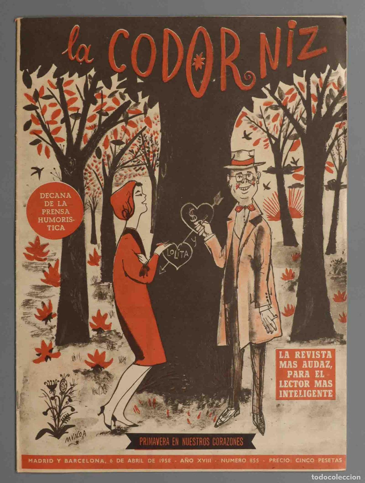 Coleccionismo de Revistas y Peri&oacute;dicos: LA CODORNIZ. 1958. 855.