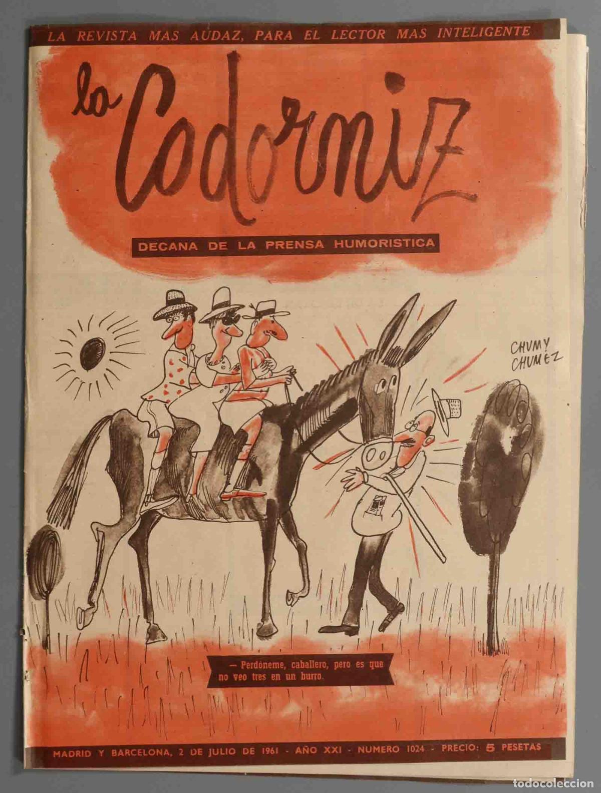 Coleccionismo de Revistas y Peri&oacute;dicos: LA CODORNIZ. 1961. 1024.