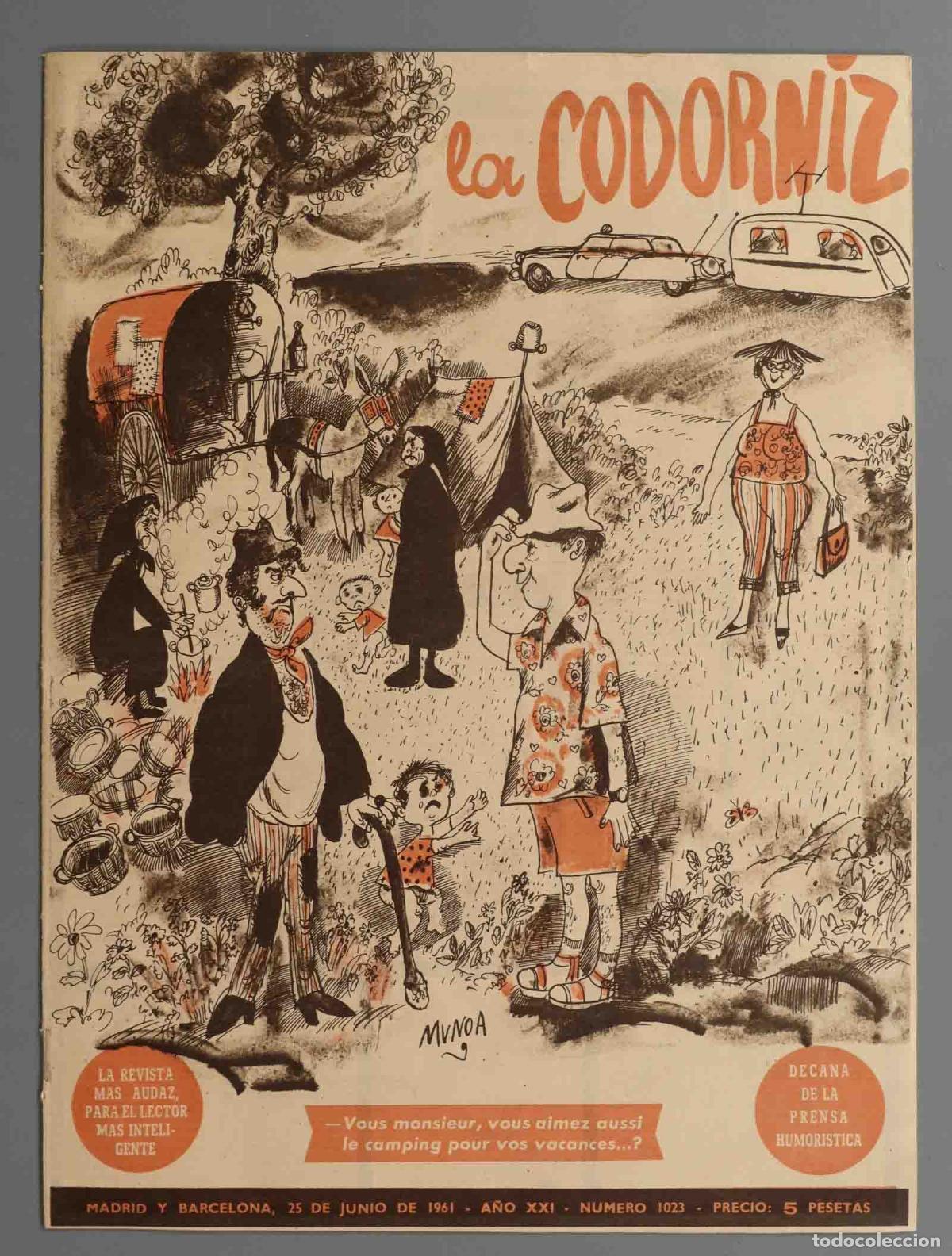 Coleccionismo de Revistas y Peri&oacute;dicos: LA CODORNIZ. 1961. 1023.