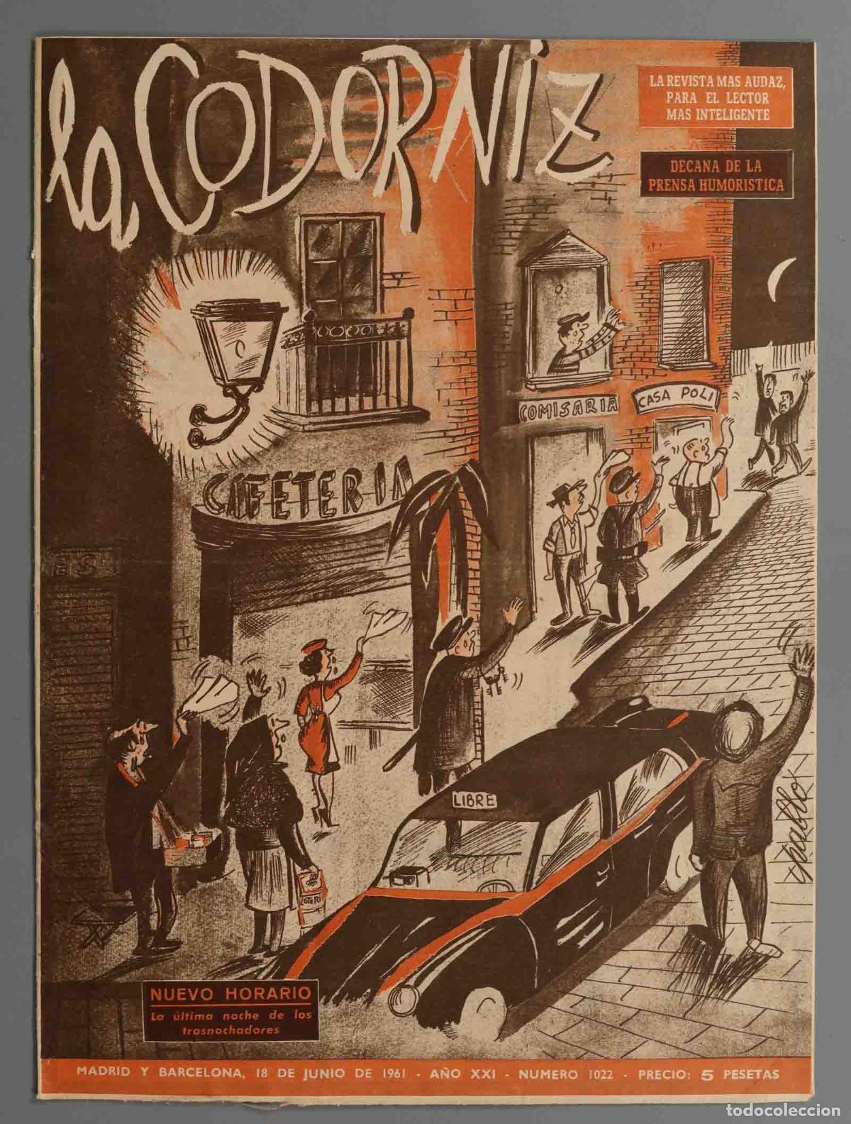 Coleccionismo de Revistas y Peri&oacute;dicos: LA CODORNIZ. 1961. 1022.