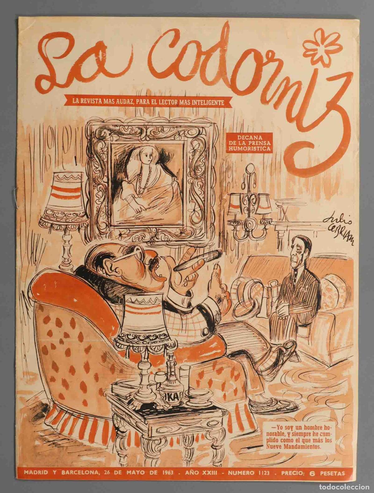 Coleccionismo de Revistas y Peri&oacute;dicos: LA CODORNIZ. 1963. 1123.