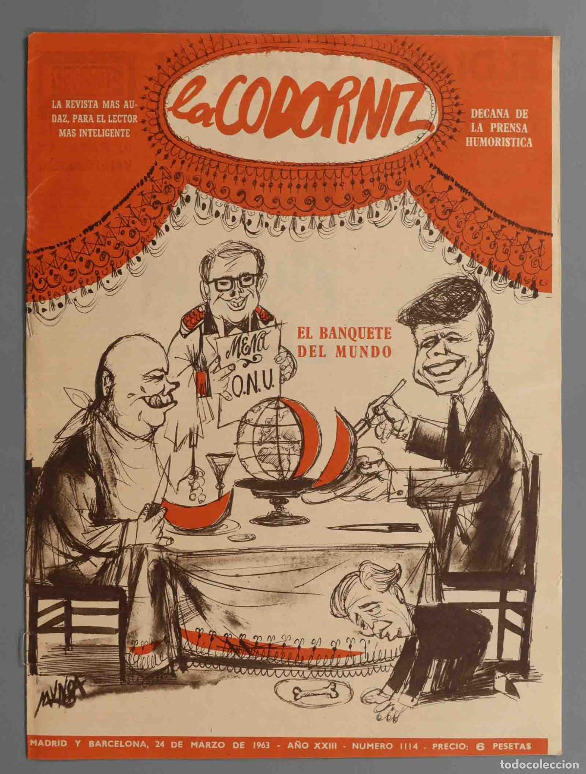 Coleccionismo de Revistas y Peri&oacute;dicos: LA CODORNIZ. 1963. 1114.