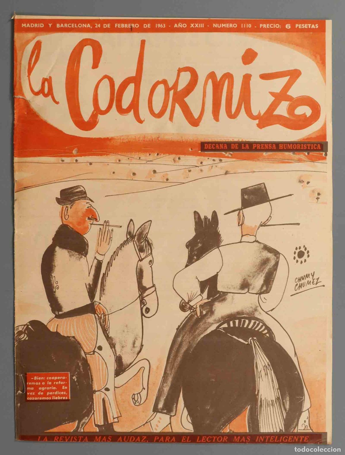 Coleccionismo de Revistas y Peri&oacute;dicos: LA CODORNIZ. 1963. 1110.