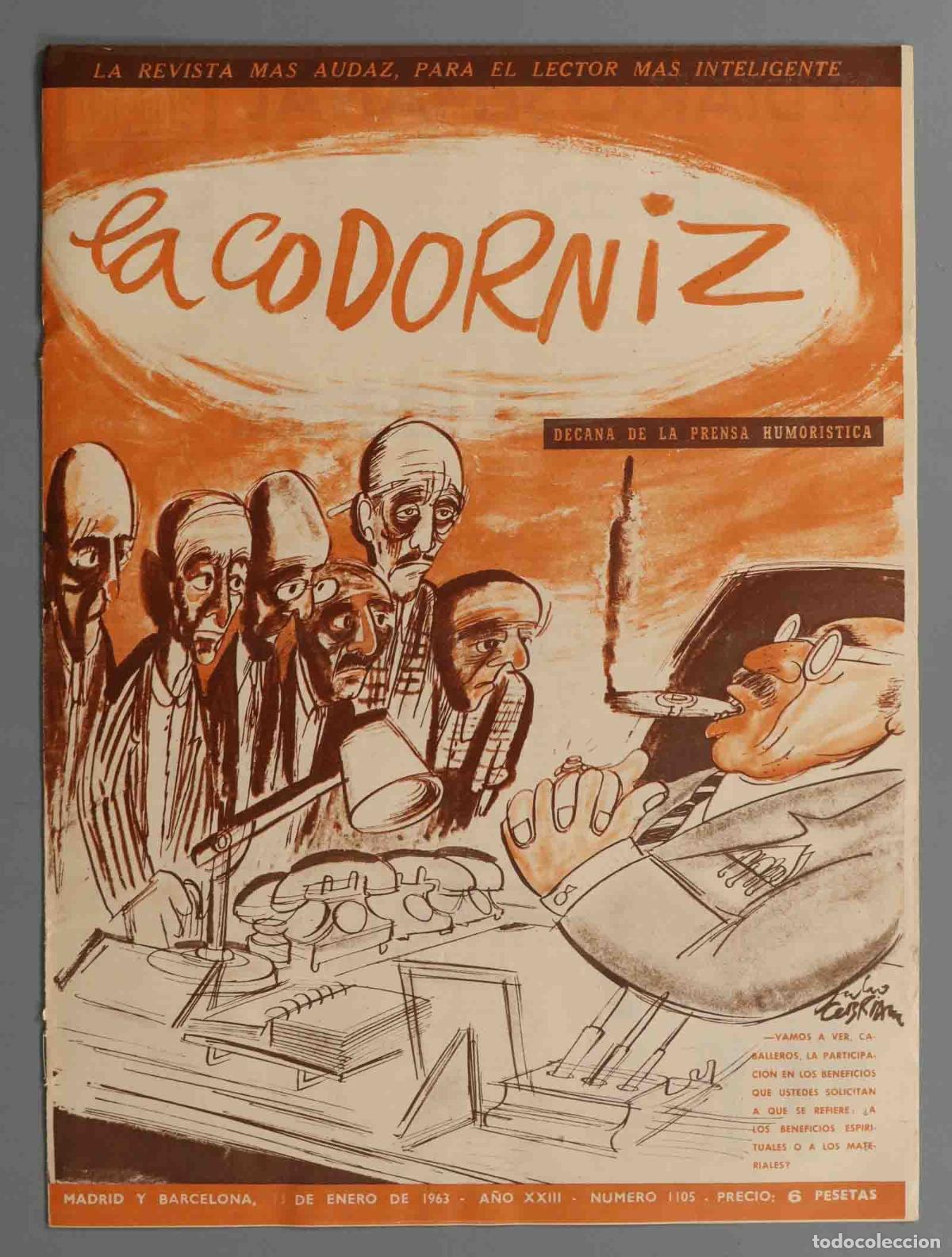 Coleccionismo de Revistas y Peri&oacute;dicos: LA CODORNIZ. 1963. 1105.
