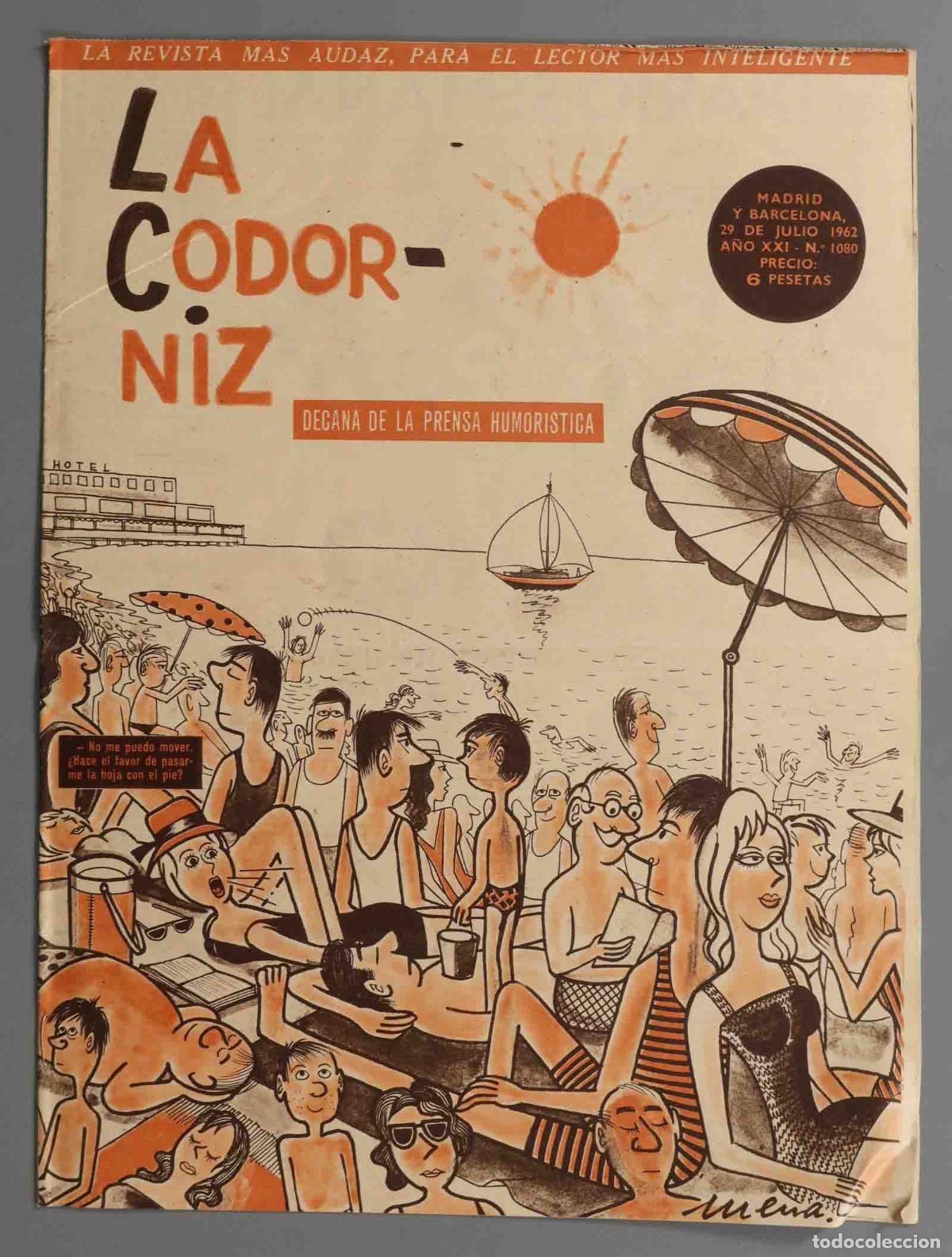Coleccionismo de Revistas y Peri&oacute;dicos: LA CODORNIZ. 1962. 1080.