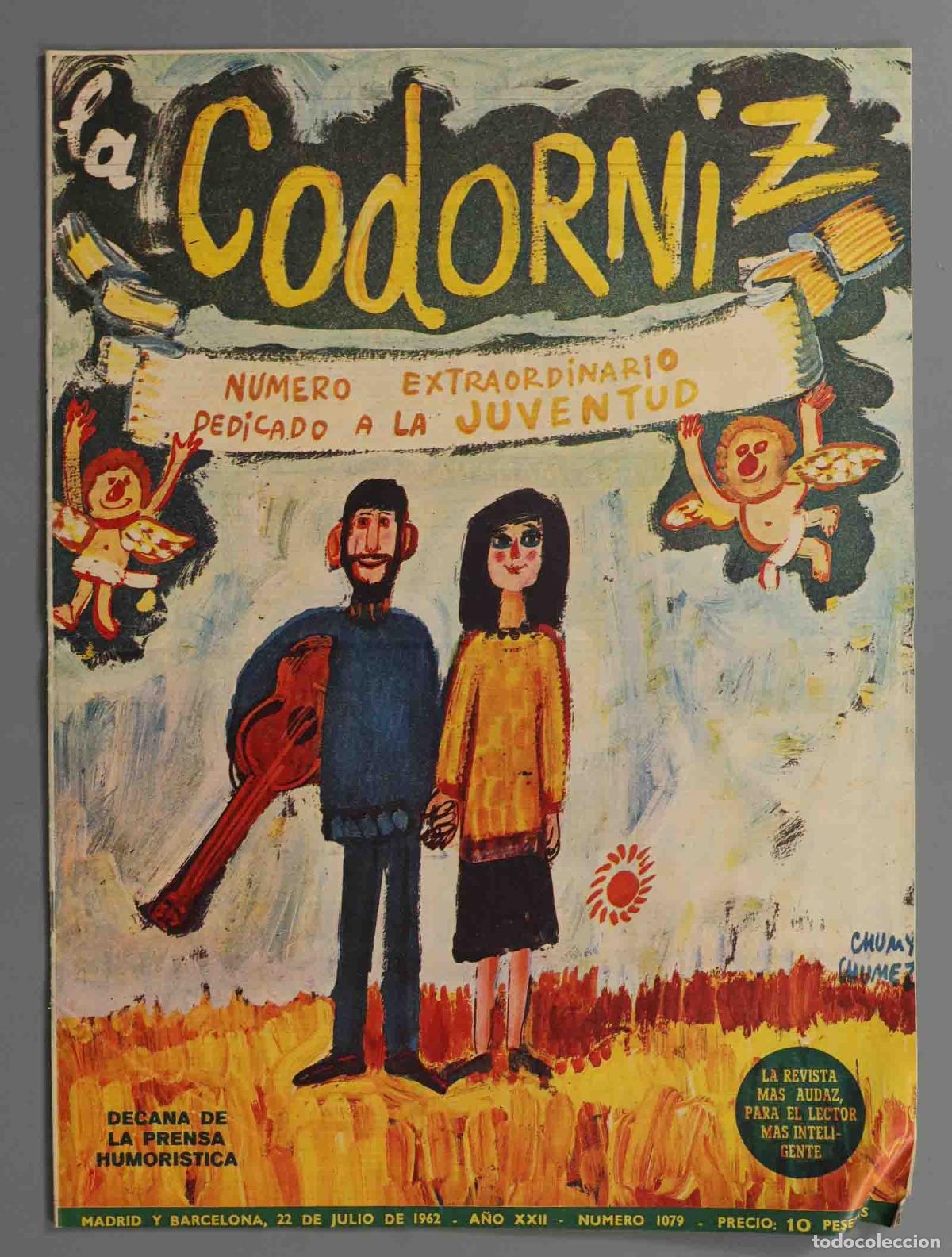 Coleccionismo de Revistas y Peri&oacute;dicos: LA CODORNIZ. 1962. 1079. NUMERO EXTRAORDINARIO DEDICADO A LA JUVENTUD