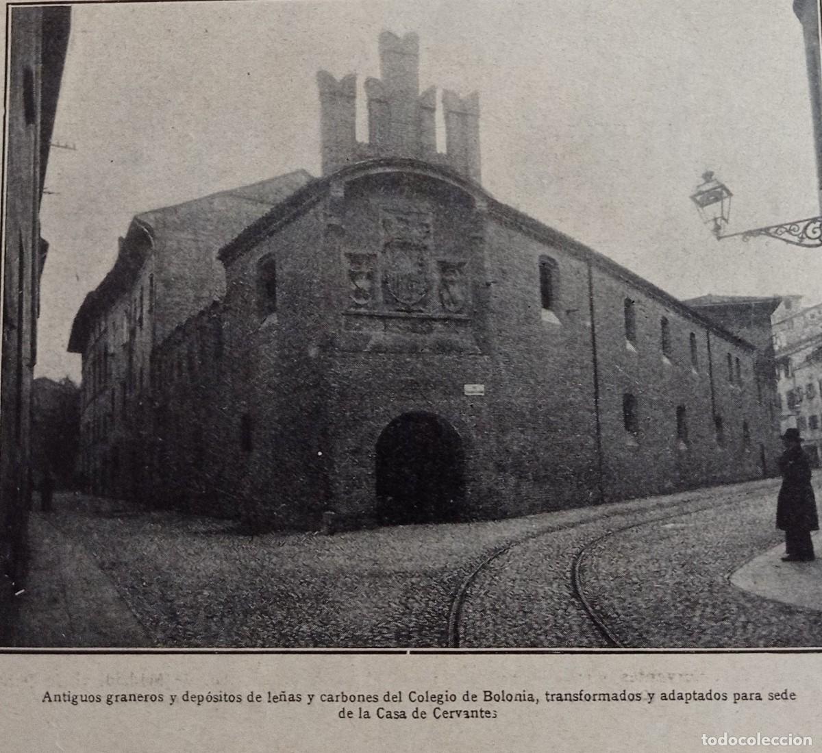 Coleccionismo de Revistas y Peri&oacute;dicos: BOLONIA - CASA DE CERVANTES - UNA HOJA PUBLICACI&Oacute;N PPIO 1900