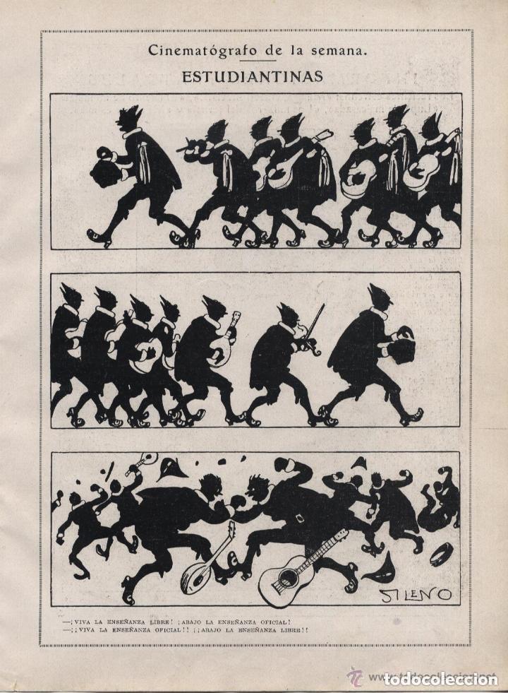 Sammeln von Zeitschriften und Zeitungen: * TUNA * Estudiantinas / p&aacute;gina de humor por Sileno - 1924