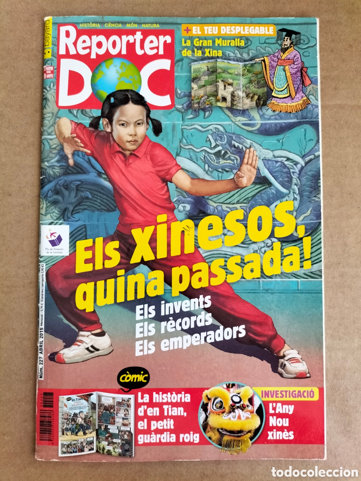 Coleccionismo de revistas y peri&oacute;dicos: Reporter doc. La revista que et descobreix el m&oacute;n. N&uacute;m 227. Abril 2015. Bayard revistes