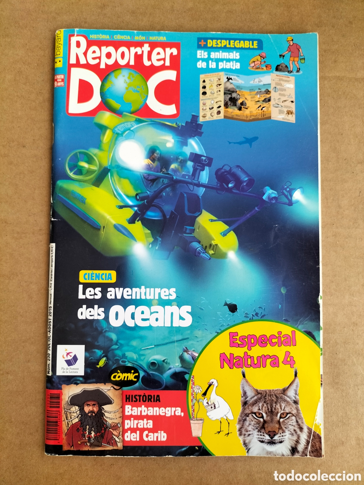 Collezionismo di Riviste e Giornali: Reporter doc. La revista que et descobreix el m&oacute;n. N&uacute;m 230. Juliol - Agost 2015. Bayard revistes