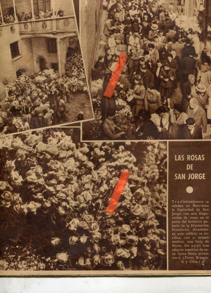 Coleccionismo de Revistas y Peri&oacute;dicos: PERIODICO A&Ntilde;O 1948 ABC SANT JORDI SAN JORGE ROSAS COPA GONZALEZ BYASS MAURICIO GONZALEZ DIEZ