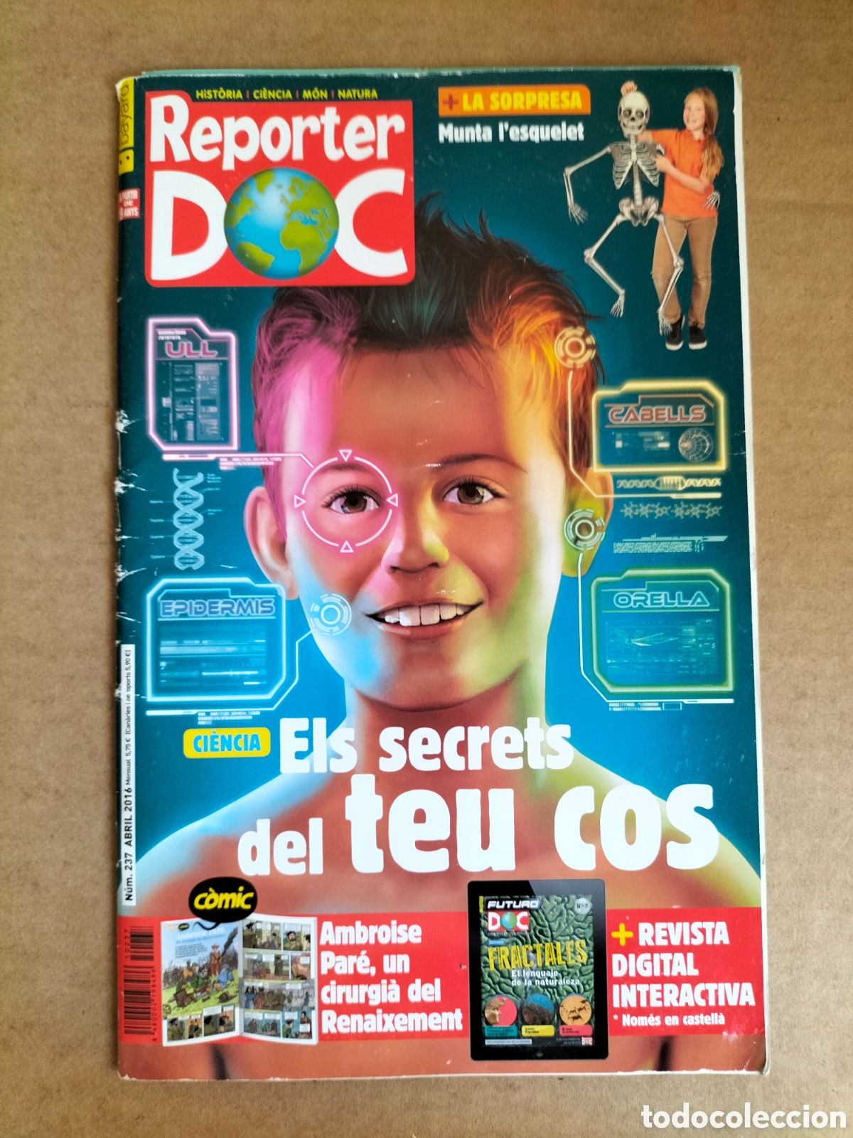 Coleccionismo de revistas y peri&oacute;dicos: Reporter doc. La revista que et descobreix el m&oacute;n. N&uacute;m 237. Abril 2016. Bayard revistes