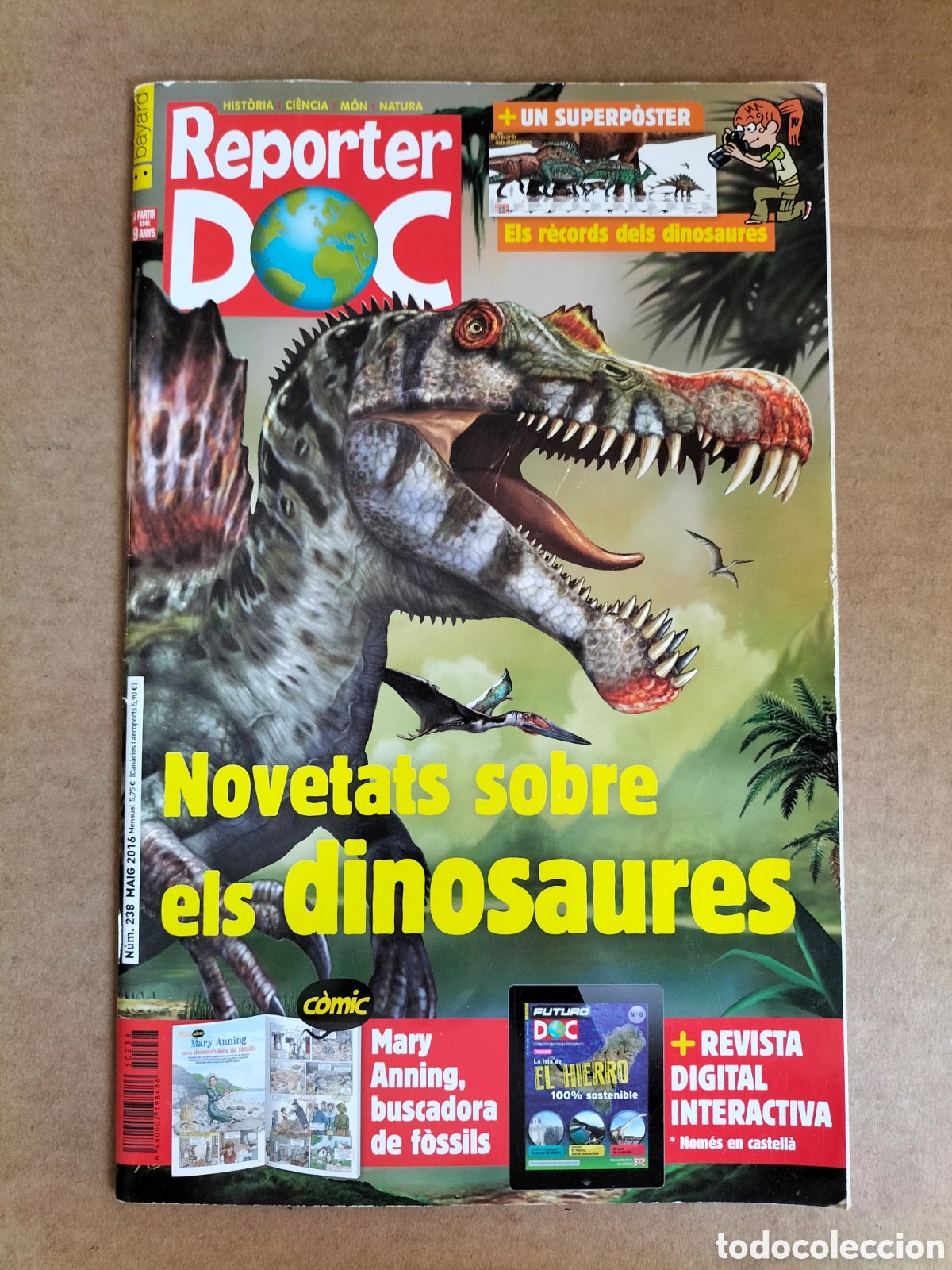 Coleccionismo de revistas y peri&oacute;dicos: Reporter doc. La revista que et descobreix el m&oacute;n. N&uacute;m 238. Maig 2016. Bayard revistes