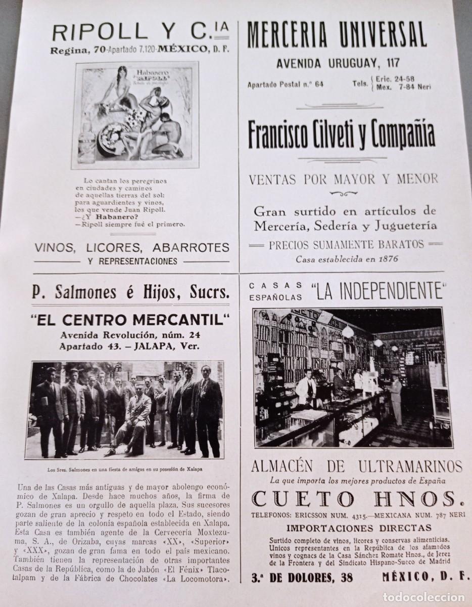Sammeln von Zeitschriften und Zeitungen: M&Eacute;XICO - AURRERA - EL FENIX - LICORES - UNA HOJA PUBLICACI&Oacute;N PPIO 1900