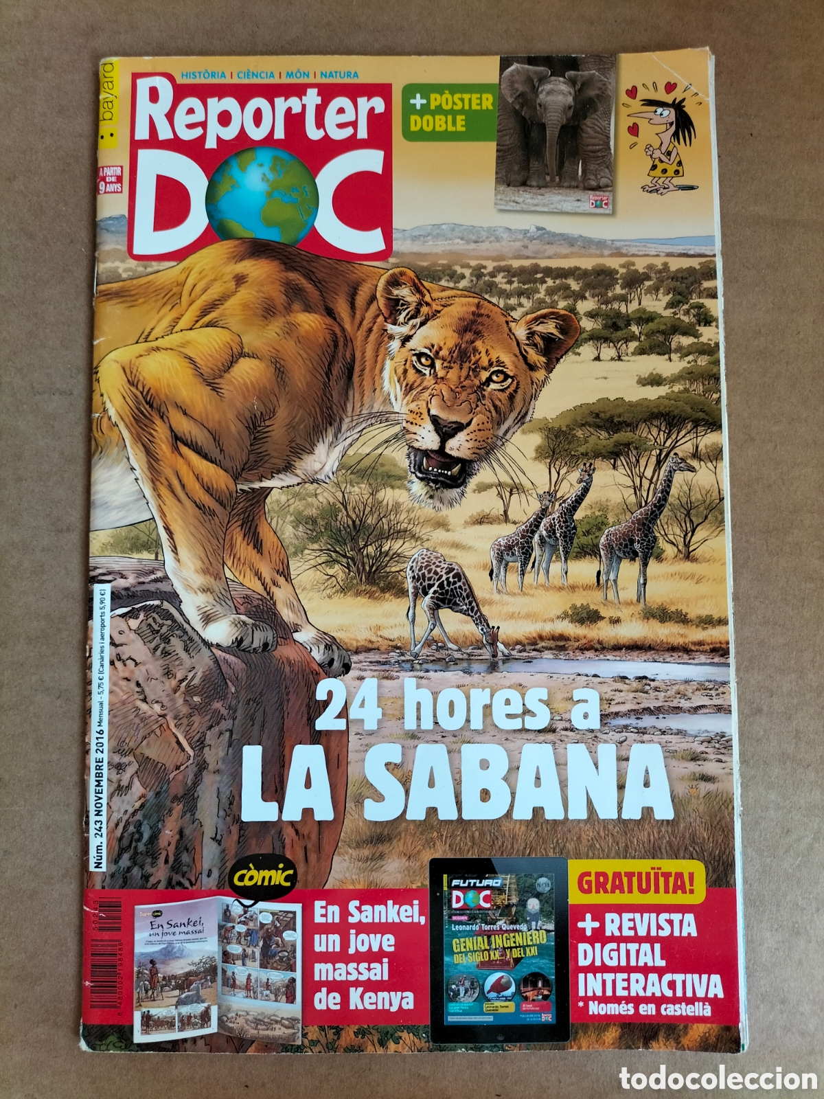Coleccionismo de revistas y peri&oacute;dicos: Reporter doc. La revista que et descobreix el m&oacute;n. N&uacute;m 243. Novembre 2016. Bayard revistes