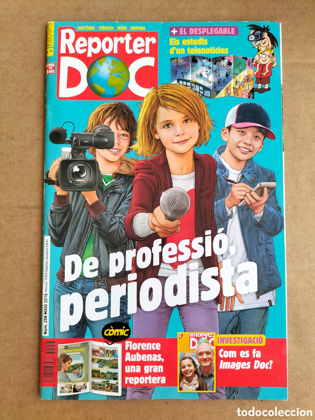 Coleccionismo de revistas y peri&oacute;dicos: Reporter doc. La revista que et descobreix el m&oacute;n. N&uacute;m 258. Maig 2018. Bayard revistes