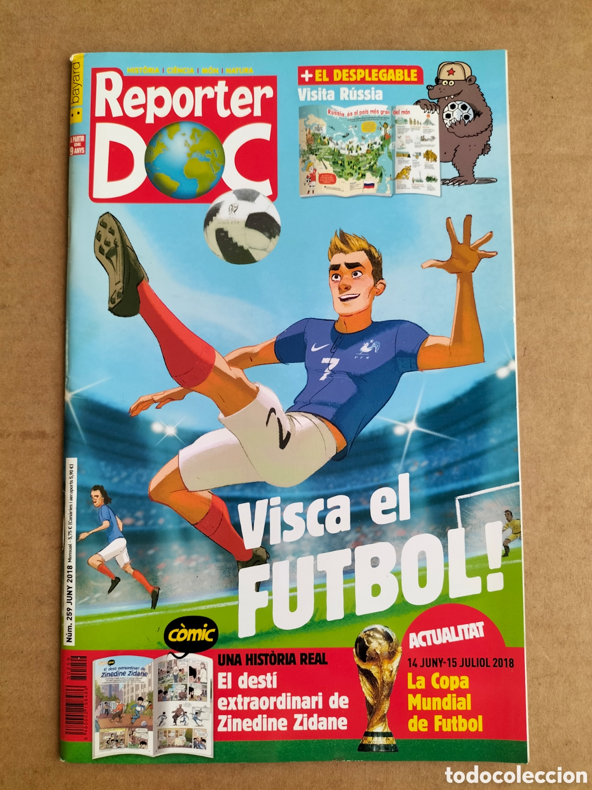 Coleccionismo de revistas y peri&oacute;dicos: Reporter doc. La revista que et descobreix el m&oacute;n. N&uacute;m 259. Juny 2018. Bayard revistes