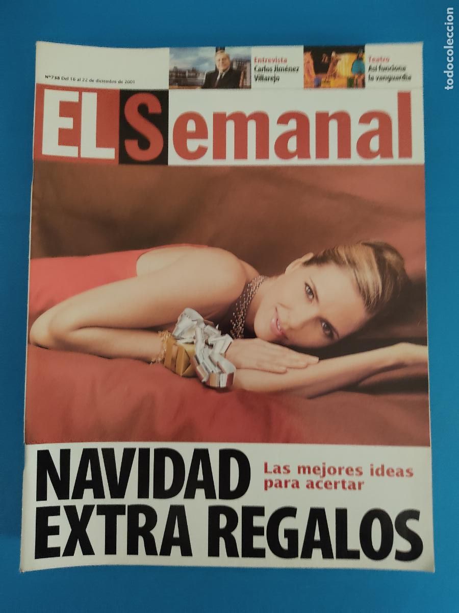 Coleccionismo de Revistas y Peri&oacute;dicos: REVISTA EL SEMANAL CARLOS JIMENEZ VILLAREJO NAVIDAD N&ordm; 738