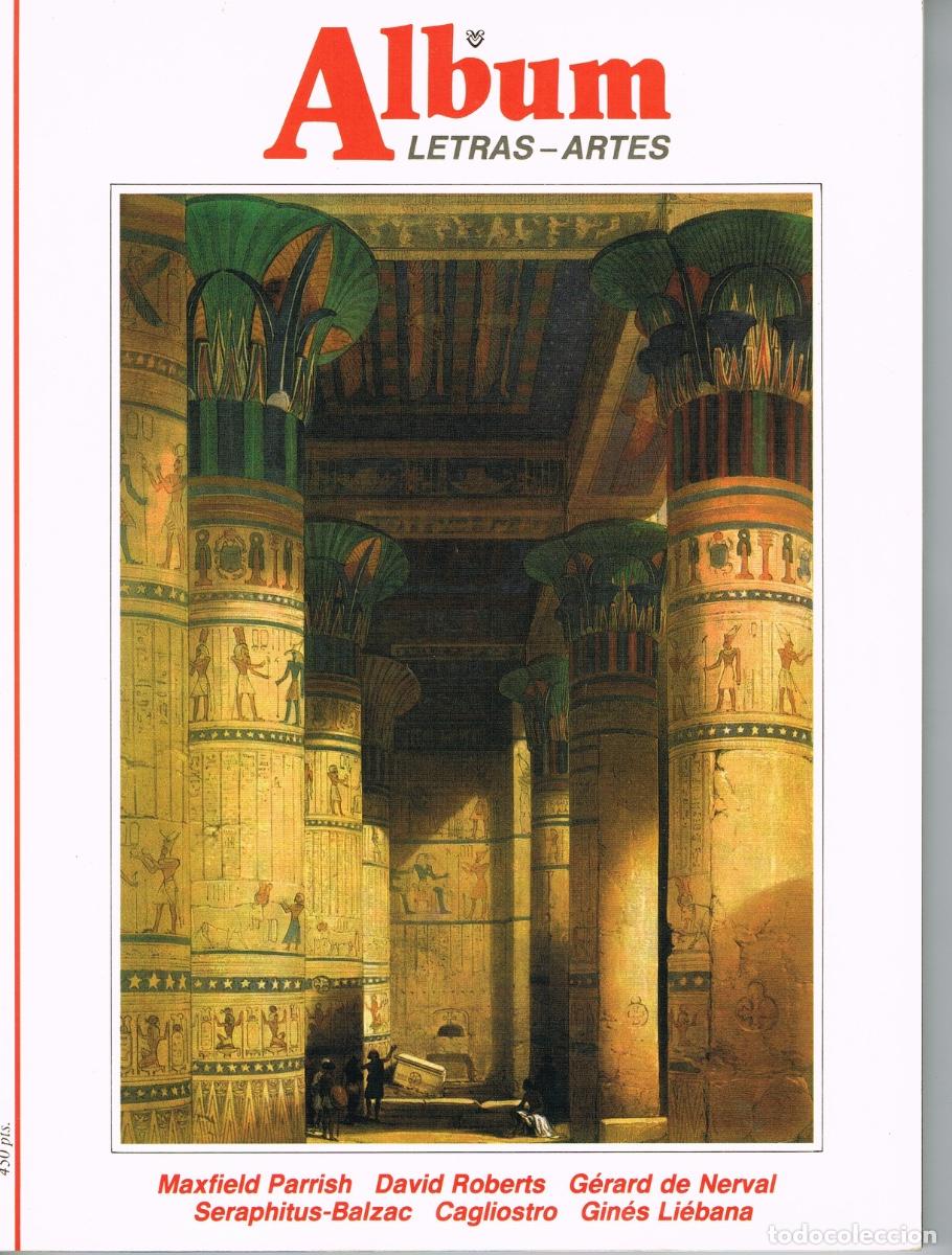 Coleccionismo de Revistas y Peri&oacute;dicos: REVISTA ALBUM LETRAS-ARTES N&ordm; 14 (MAXFIELD PARRISH, D. ROBERTS. G. DE NERVAL, CAGLIOSTRO, ETC)