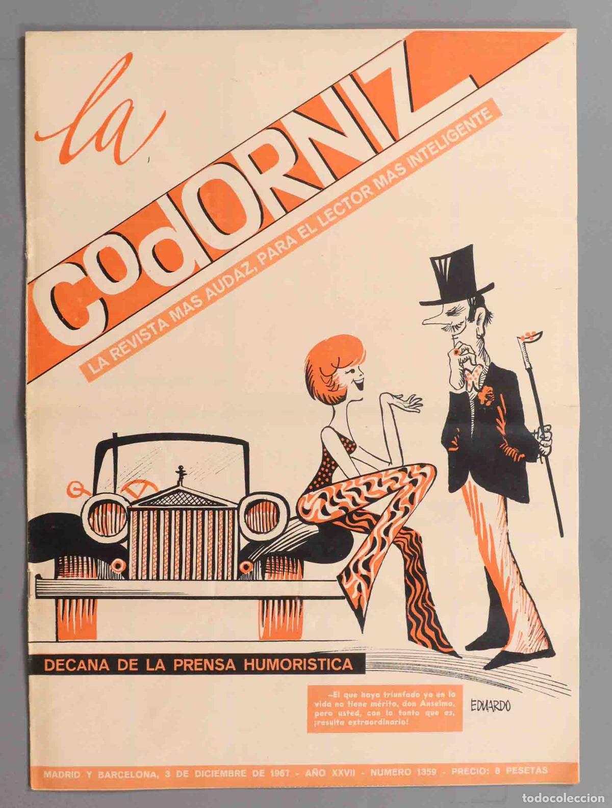 Coleccionismo de Revistas y Peri&oacute;dicos: LA CODORNIZ. 1967. 1359