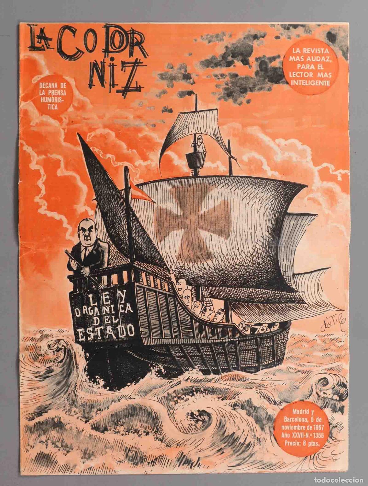 Coleccionismo de Revistas y Peri&oacute;dicos: LA CODORNIZ. 1967. 1355