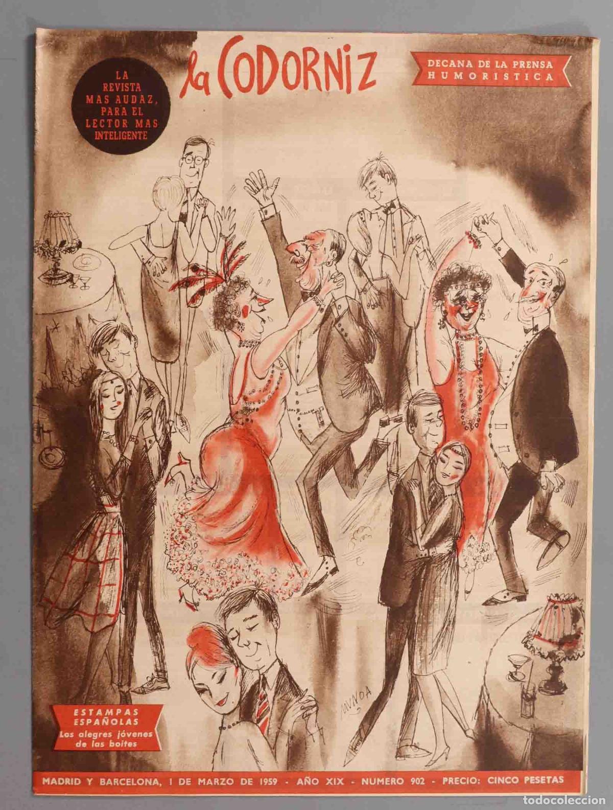 Coleccionismo de Revistas y Peri&oacute;dicos: LA CODORNIZ. 1959. 902
