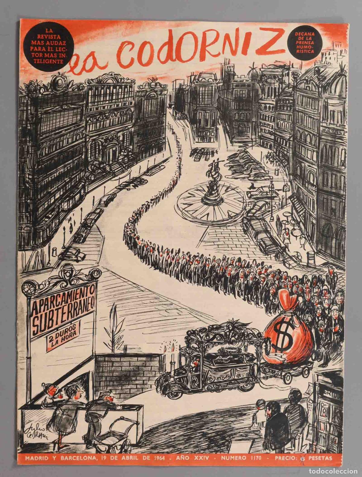 Coleccionismo de Revistas y Peri&oacute;dicos: LA CODORNIZ. 1964. 1170