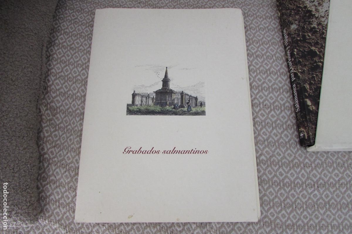 Coleccionismo de Revistas y Peri&oacute;dicos: Carpeta con 4 l&aacute;minas de Salamanca. Grabados Antiguos Salmantinos. Diputaci&oacute;n de Salamanca.