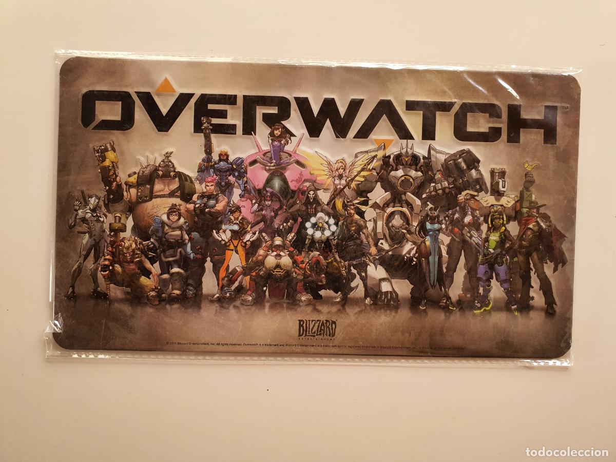 Coleccionismo de revistas y peri&oacute;dicos: PLACA METAL CHAPA CARTEL - VIDEOJUEGO BLIZZARD OVERWATCH - NUEVA