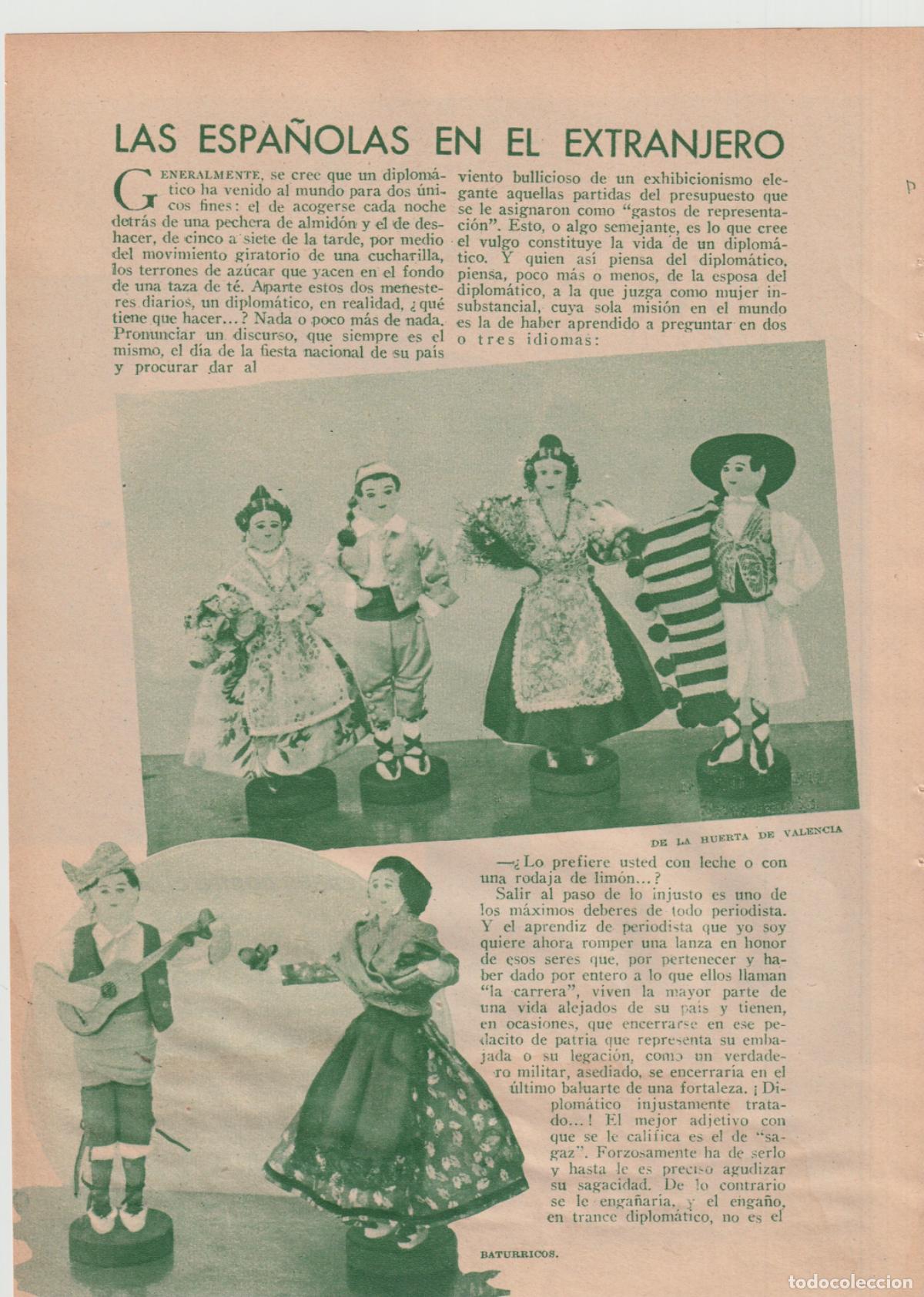 Collectionnisme de Revues et Journaux: * INDUMENTARIA * MU&Ntilde;ECAS * MARIA TERESA DE FEDERICO, Sra. De Urue&ntilde;a * -1935