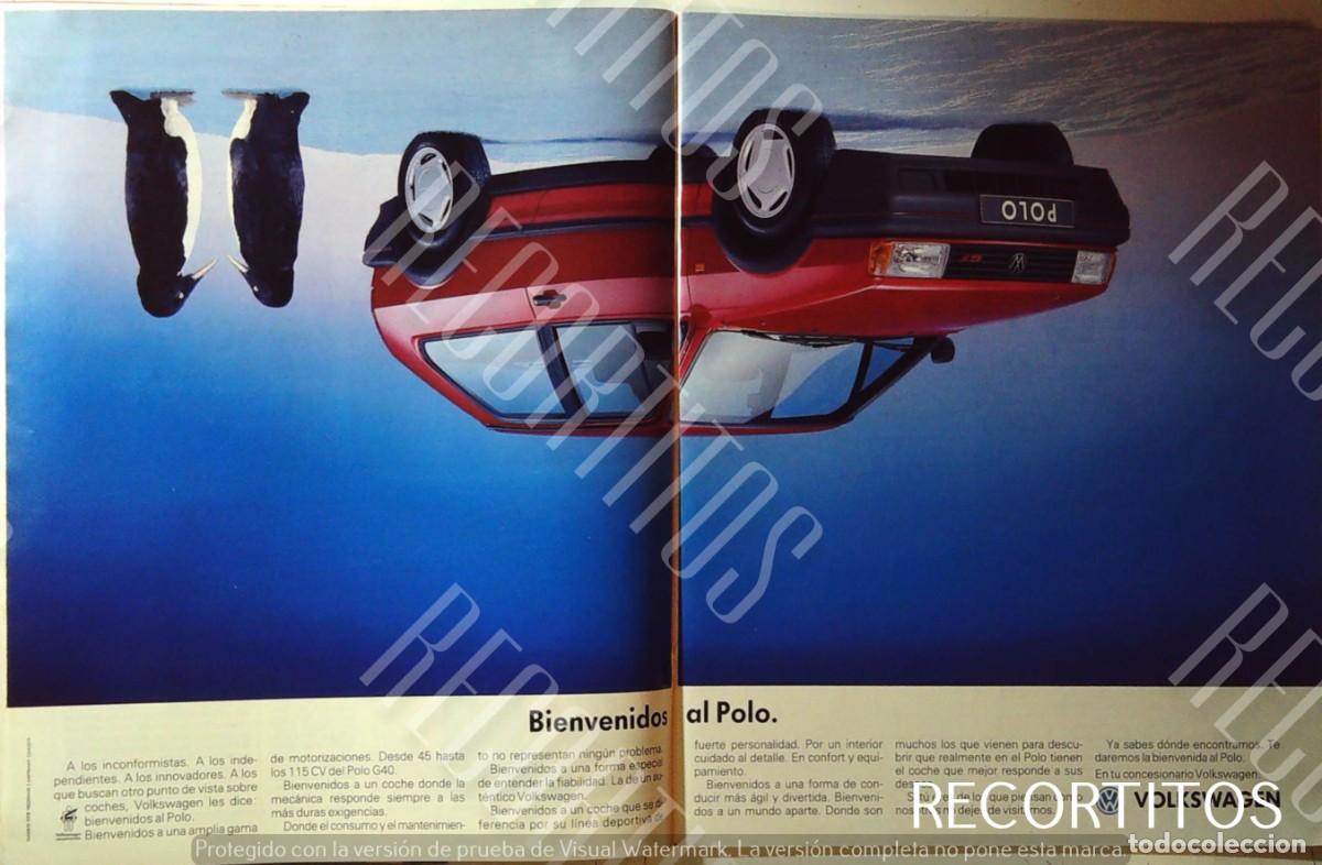 Coleccionismo de Revistas y Peri&oacute;dicos: VOLKSWAGEN GOLF ANUNCIO PUBLICIDAD POLO