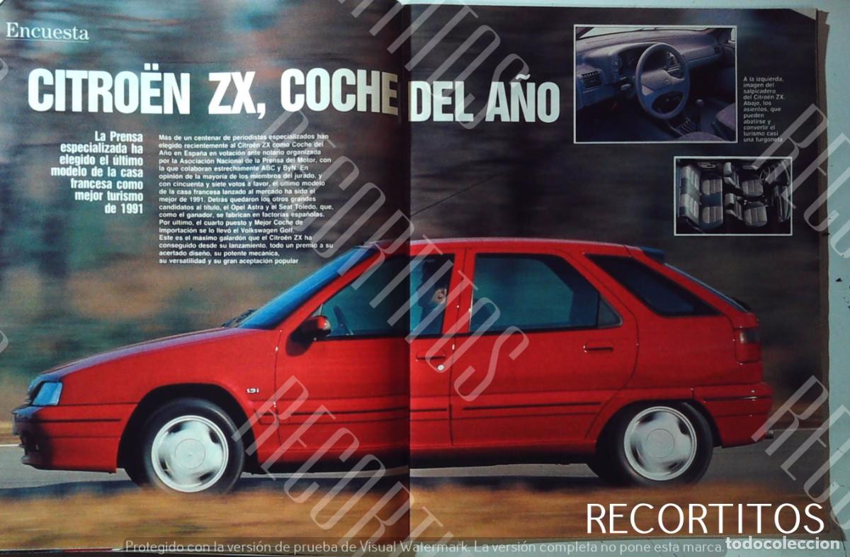 Coleccionismo de Revistas y Peri&oacute;dicos: CITROEN ZX ANUNCIO PUBLICIDAD TERJETA 4B
