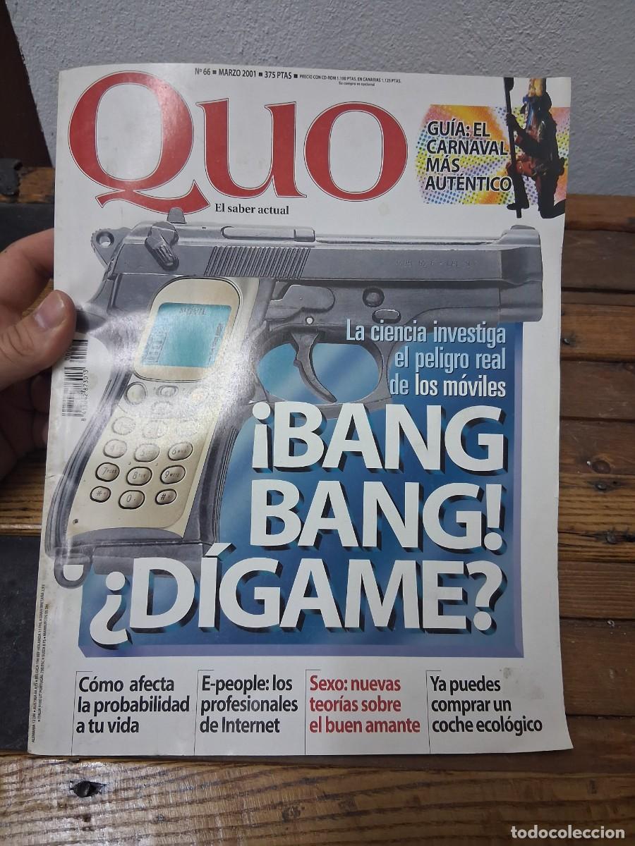 Coleccionismo de revistas y peri&oacute;dicos: Revista Quo 66 Carnaval carnavales amantes sex bomb Miguel Coll bi&oacute;logo bacterias