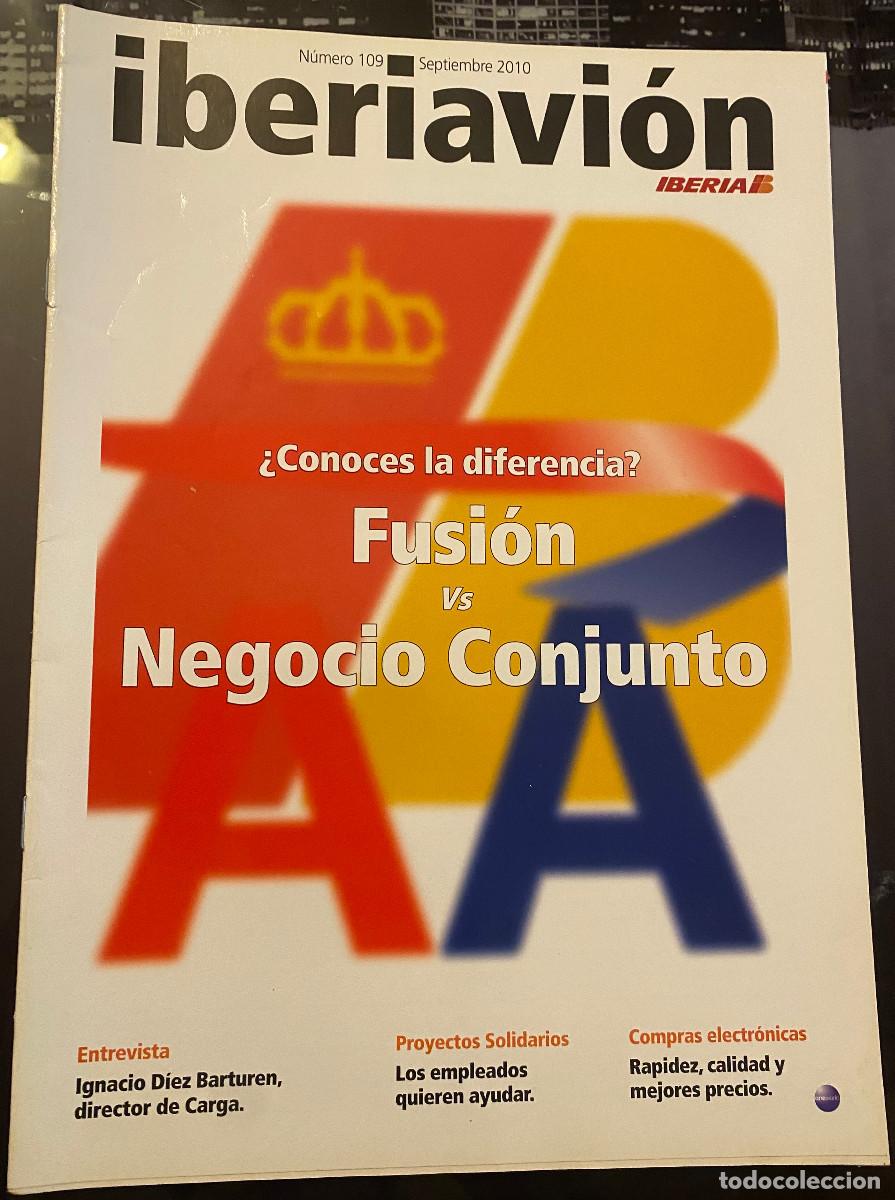 Sammeln von Zeitschriften und Zeitungen: Revista 'Iberiavi&oacute;n', n&ordm; 109. Septiembre 2010. Revista corporativa de Iberia L&iacute;neas A&eacute;reas. Nueva.