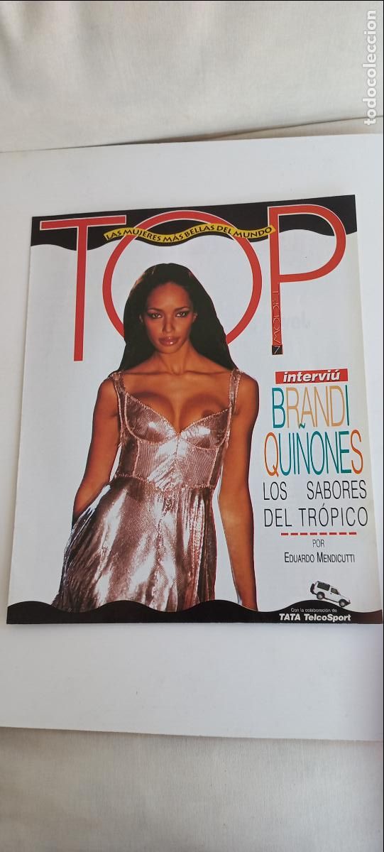 Coleccionismo de revistas y peri&oacute;dicos: BRANDI QUI&Ntilde;ONES. SABORES TROPICO FASCICULO N&ordm; 7 TOP MODEL LAS MUJERES MAS BELLAS DEL MUNDO, INTERVI&Uacute;
