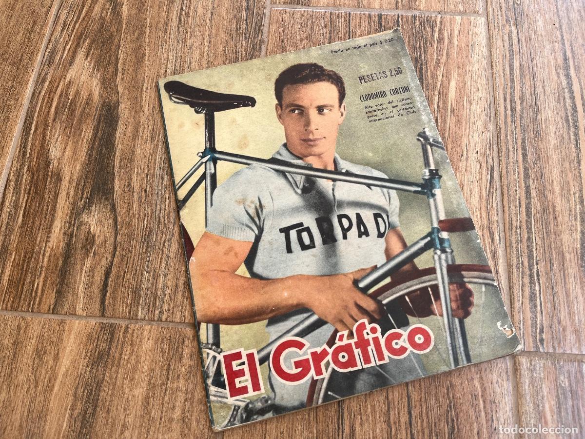 Coleccionismo de Revistas y Peri&oacute;dicos: REVISTA SEMANARIO ARGENTINO EL GR&Aacute;FICO 1947 BUENOS AIRES - CORTONI INDEPENDIENTE RIVER