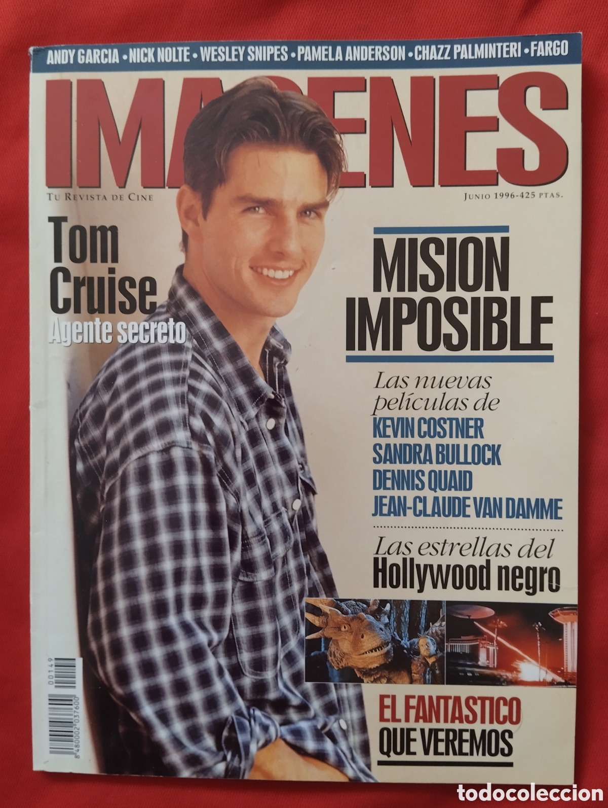 Coleccionismo de Revistas y Peri&oacute;dicos: IM&Aacute;GENES TU REVISTA DE CINE JUNIO DE 1996 TOM CRUISE, MISI&Oacute;N IMPOSIBLE