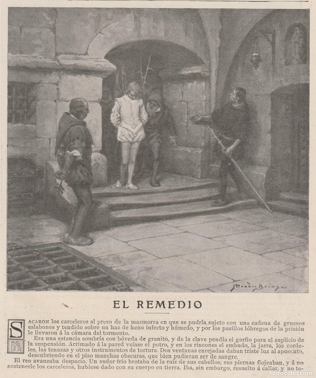 Coleccionismo de Revistas y Peri&oacute;dicos: El remedio / Emilia Pardo Baz&aacute;n; dibujos de M&eacute;ndez Bringa - 1907