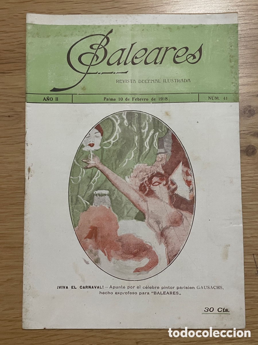 Coleccionismo de revistas y peri&oacute;dicos: Baleares. Revista decenal ilustrada. Febrero de 1918. N&uacute;m. 41